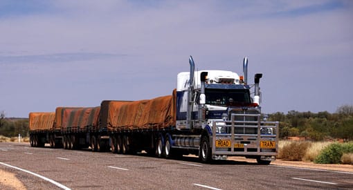 camion remorque train routier